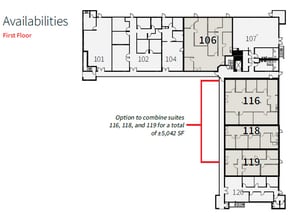 5 Financial Plz, Napa, CA à louer Plan d’étage- Image 1 de 5