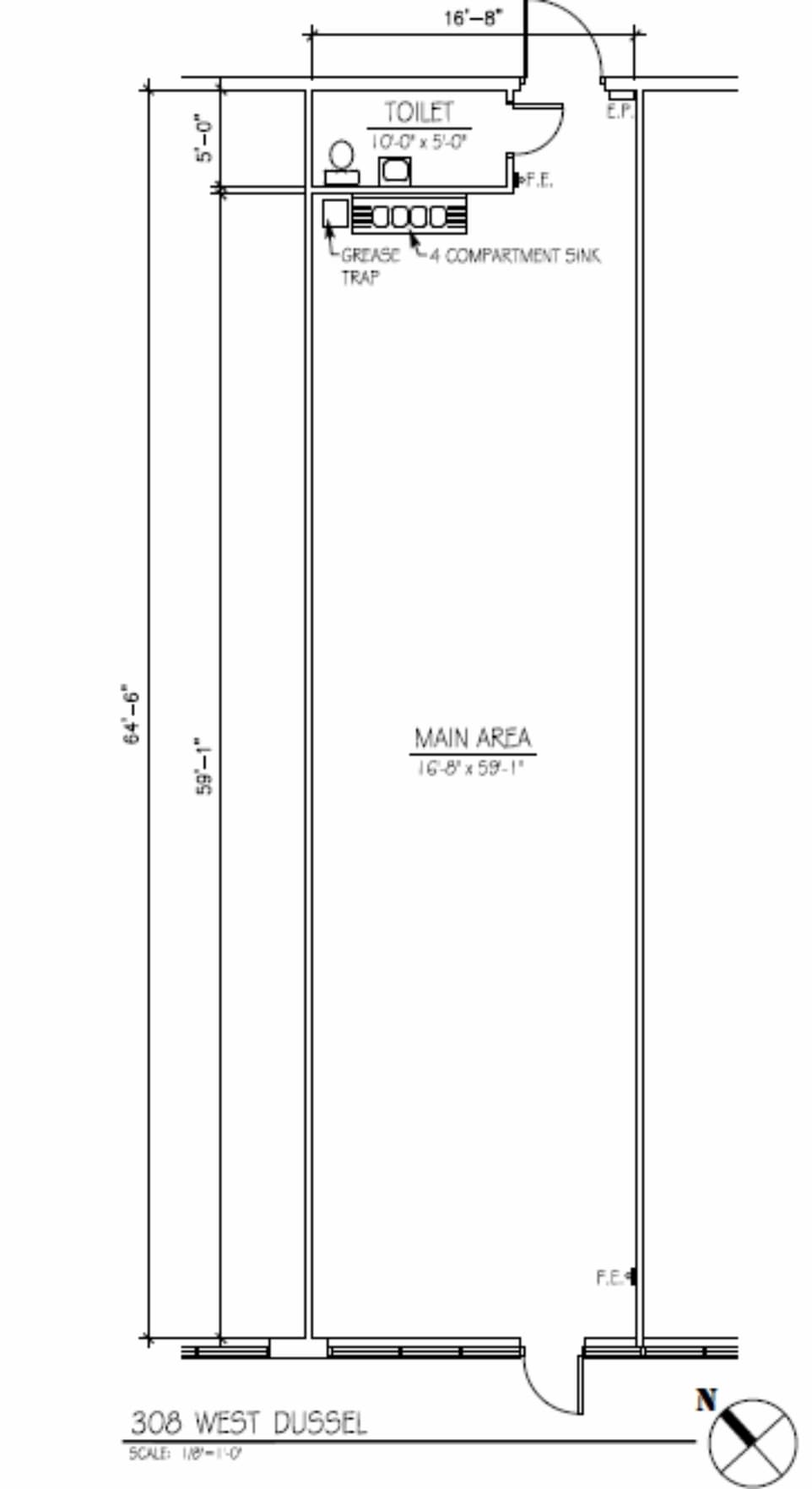 300-342 W Dussel Dr, Maumee, OH for lease Floor Plan- Image 1 of 1
