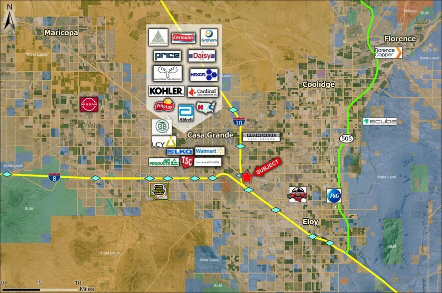 NEC I-10 and Highway 84, Casa Grande, AZ à vendre - Photo du bâtiment - Image 3 de 7