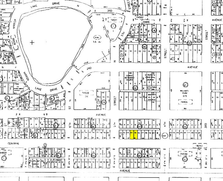 449 Central Ave, Saint Petersburg, FL à louer - Plan cadastral - Image 2 de 7