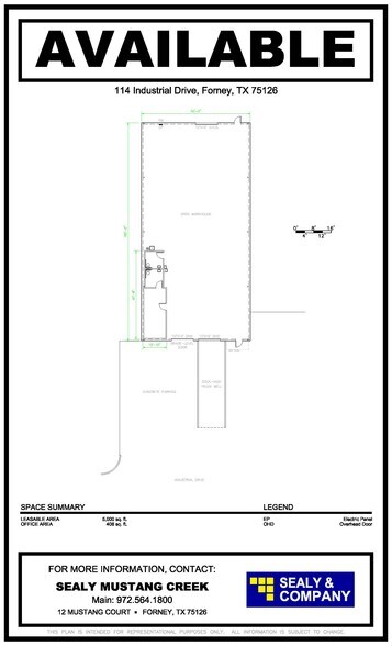 114 Industrial Dr, Forney, TX à louer - Photo principale - Image 1 de 1