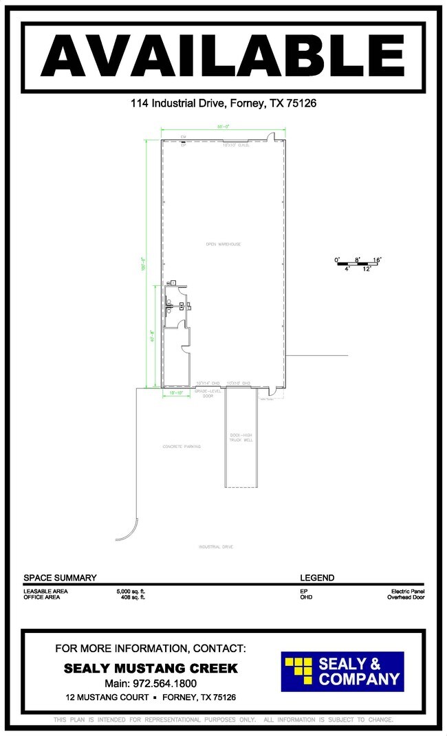 More details for 114 Industrial Dr, Forney, TX - Industrial for Lease