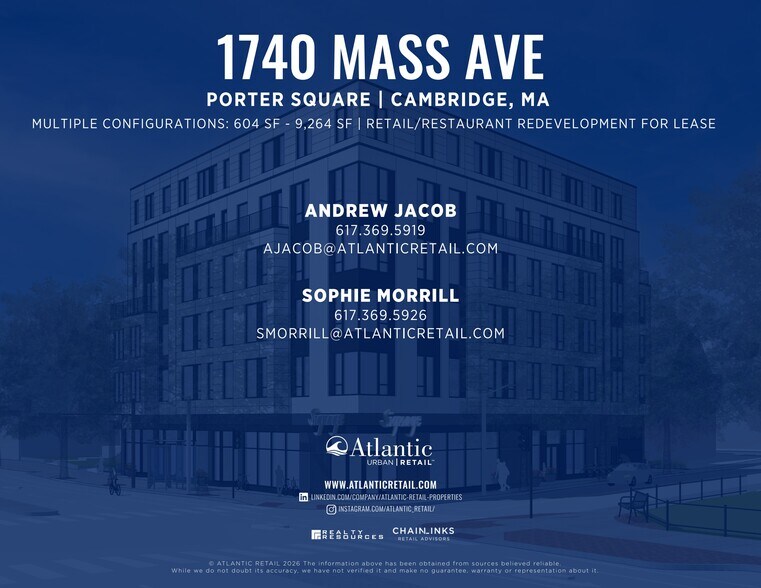 1740 Massachusetts Ave, Cambridge, MA for lease - Building Photo - Image 1 of 4