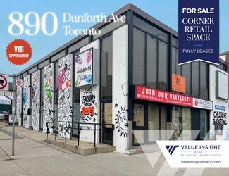 Plus de détails pour 890 Danforth Ave, Toronto, ON - Commerce de détail à vendre
