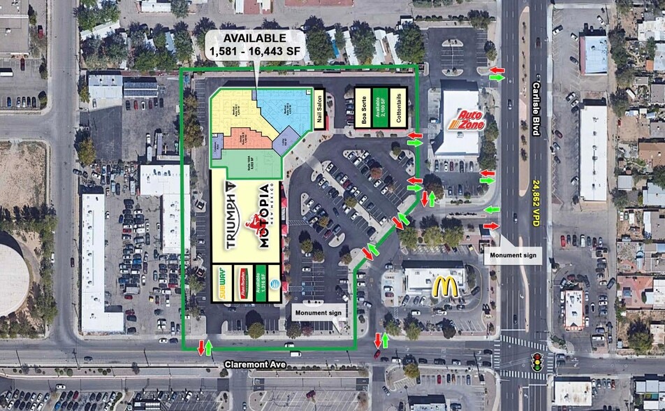 2839 Carlisle Blvd NE, Albuquerque, NM for sale - Site Plan - Image 3 of 19
