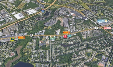 1730 George Washington Mem Hwy, Yorktown, VA - Aerial  map view
