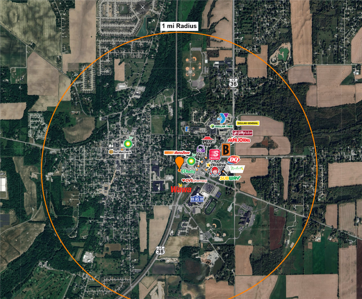 560 E State St, Pendleton, IN à louer - Photo du bâtiment - Image 2 de 2