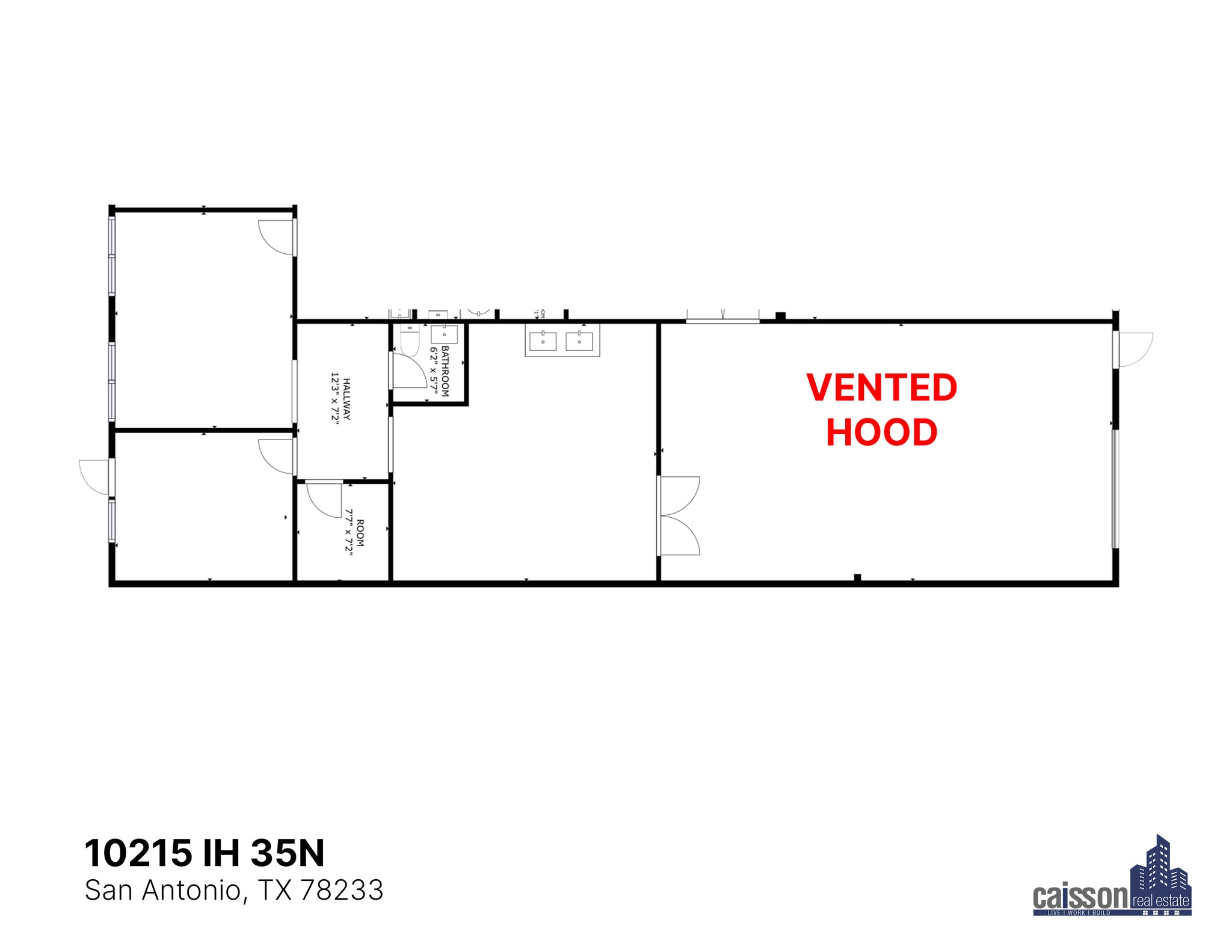 10201-10237 N IH 35, San Antonio, TX for lease Floor Plan- Image 1 of 1