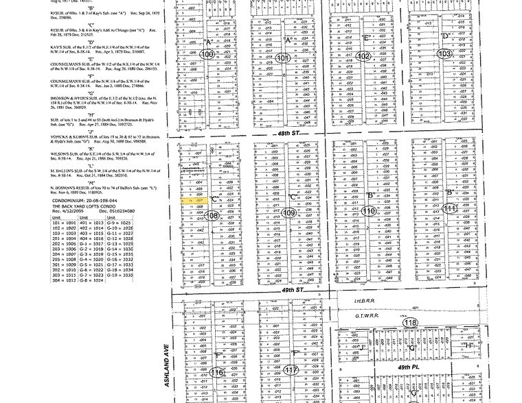 4823 S Ashland Ave, Chicago, IL à vendre - Plan cadastral - Image 2 de 2