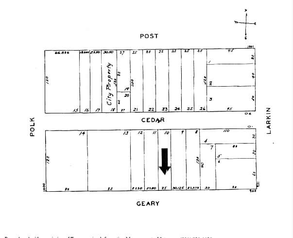 946 Geary St, San Francisco, CA à vendre - Plan cadastral - Image 1 de 1