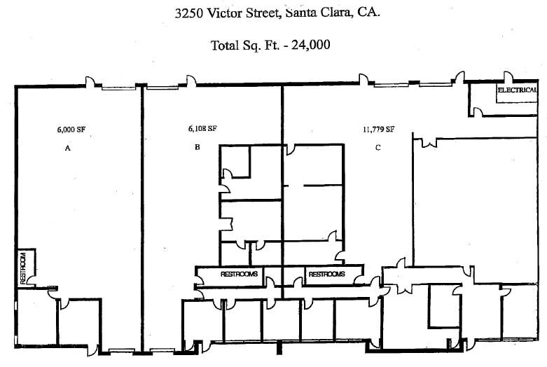 3250 Victor St, Santa Clara, CA à louer - Plan de site - Image 3 de 3