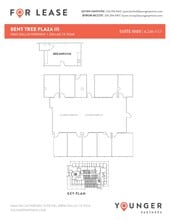 16610 N Dallas Pky, Dallas, TX à louer Plan d’étage- Image 1 de 1