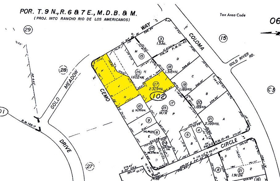2366 Gold Meadow Way, Gold River, CA à vendre - Plan cadastral - Image 2 de 11