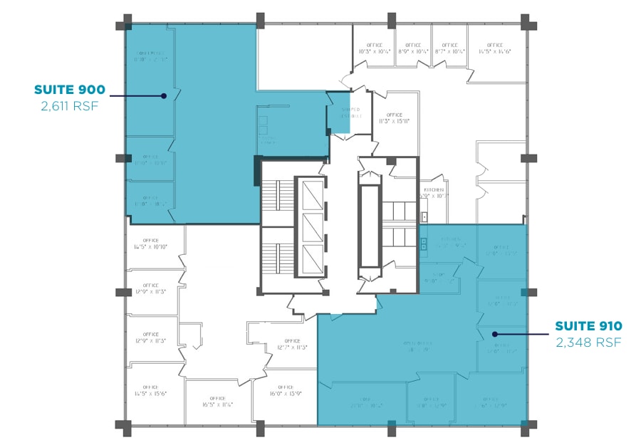 5755 Granger Rd, Independence, OH à louer Plan d’étage- Image 1 de 1