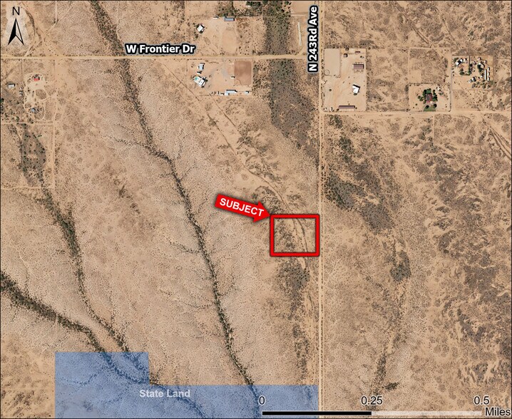 243rd & Frontier St ave, Wittmann, AZ à vendre - Aérien - Image 2 de 8