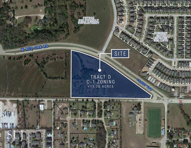 W Red Oak Rd & Daubitz Dr, Red Oak, TX à vendre - Photo du bâtiment - Image 1 de 8