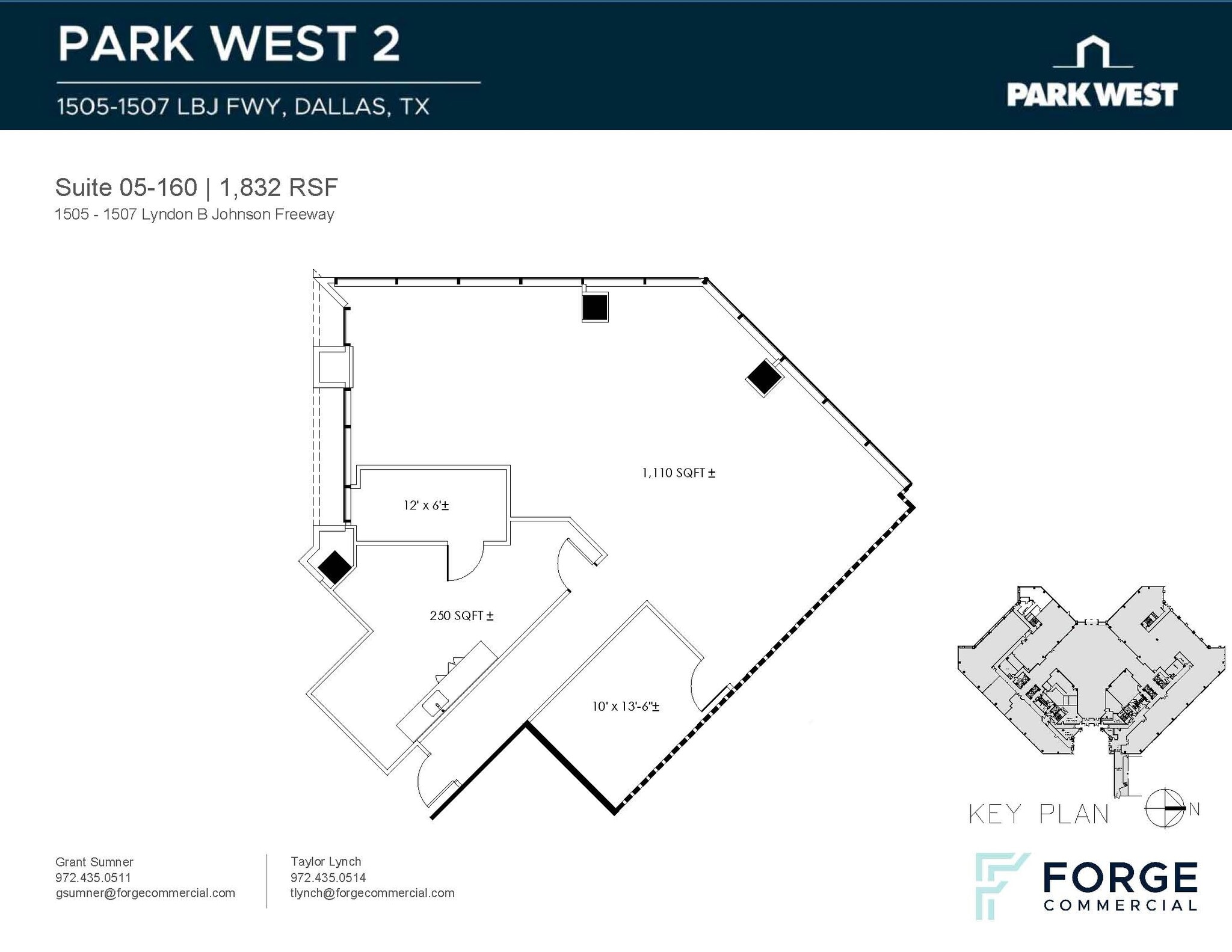1501-1507 Lyndon B Johnson Fwy, Dallas, TX à louer Plan d’étage- Image 1 de 1