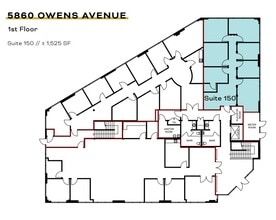 5860 Owens Ave, Carlsbad, CA for lease Floor Plan- Image 1 of 1