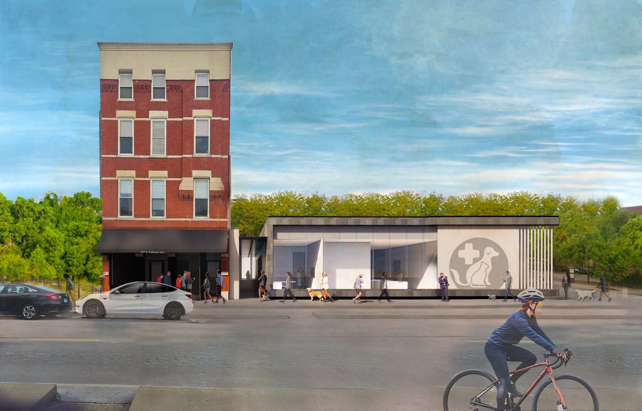 1301-1307 N Clybourn St, Chicago, IL for lease Building Photo- Image 1 of 11