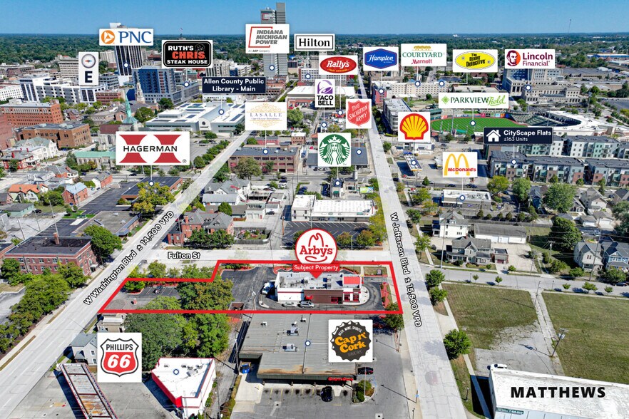 610 Jefferson Blvd, Fort Wayne, IN à vendre - Photo du bâtiment - Image 3 de 3