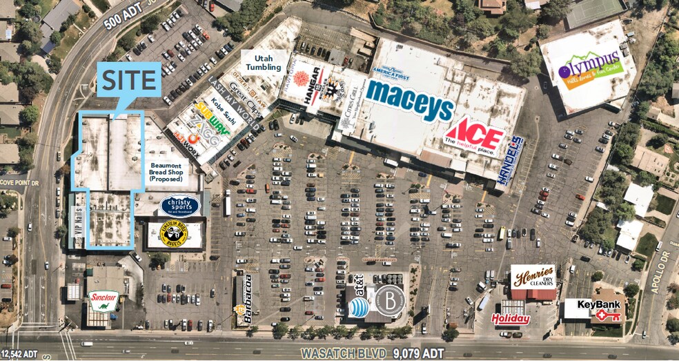 3905-3923 Wasatch Blvd, Salt Lake City, UT à louer - Photo du bâtiment - Image 2 de 6