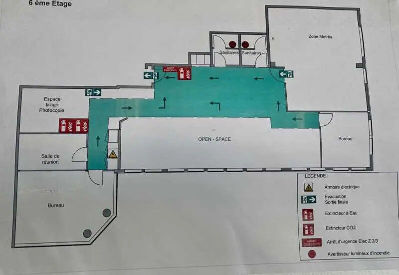 Bureau dans Charenton-le-Pont à louer - Plan d’étage - Image 3 de 3