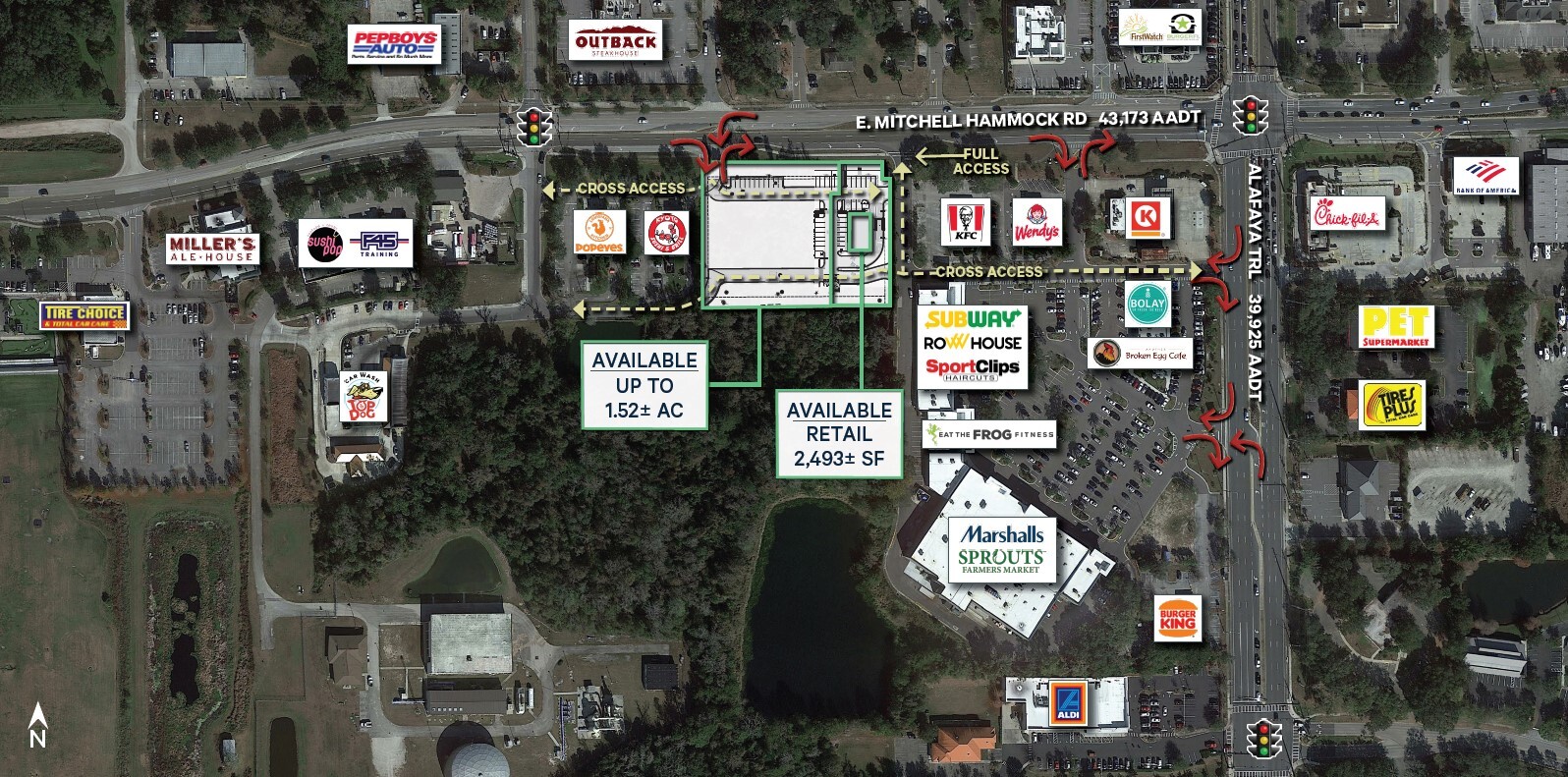 W Mitchell Hammock Rd, Oviedo, FL for lease Aerial- Image 1 of 5