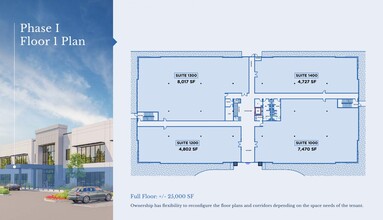 Dunham Pointe Medical District, Cypress, TX for lease Typical Floor Plan- Image 2 of 2