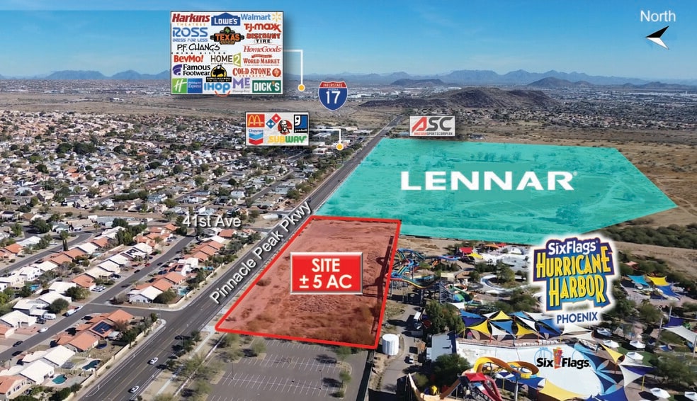 SEC 43rd Ave & Pinnacle Peak Rd, Glendale, AZ for sale - Building Photo - Image 1 of 2