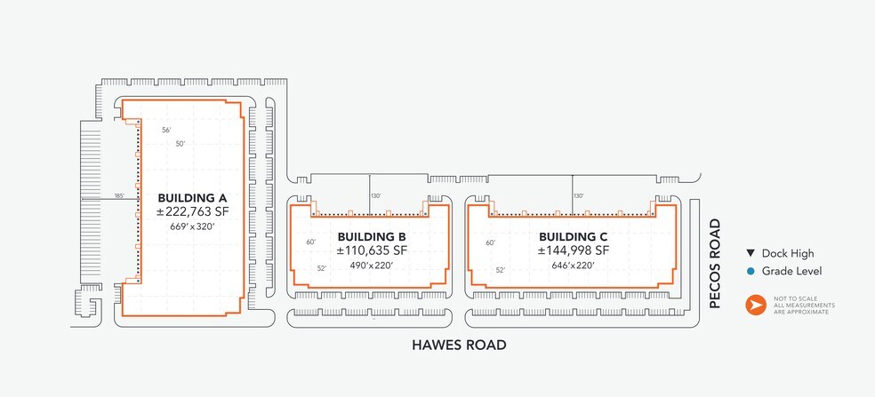 SWC Pecos Rd & Hawes Rd, Mesa, AZ à vendre - Plan de site - Image 3 de 3