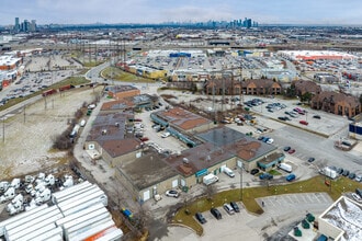196-248 North Queen St, Toronto, ON - AERIAL  map view