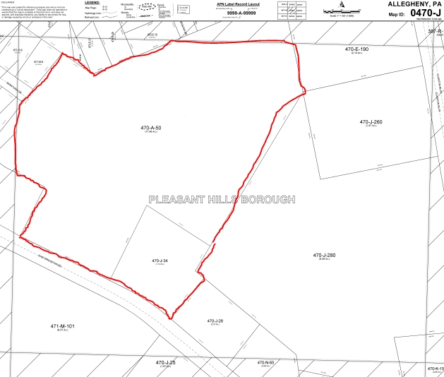 491 E Bruceton Rd, Pleasant Hills, PA for lease - Plat Map - Image 3 of 4