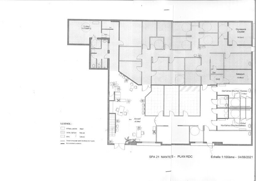 Commerce de détail dans Saint-Sébastien-sur-Loire à vendre - Plan d’étage - Image 3 de 4