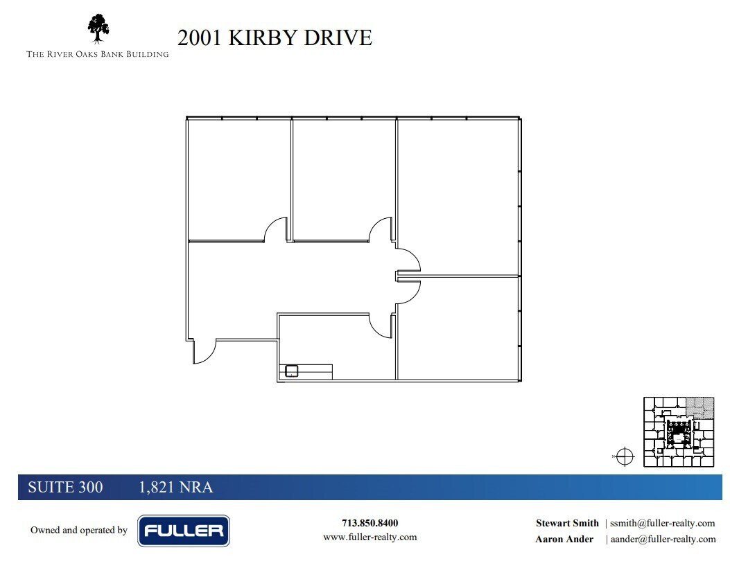 2001 Kirby Dr, Houston, TX for lease Floor Plan- Image 1 of 1