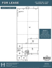 6733 Jones Mill Ct, Peachtree Corners, GA for lease Floor Plan- Image 1 of 1