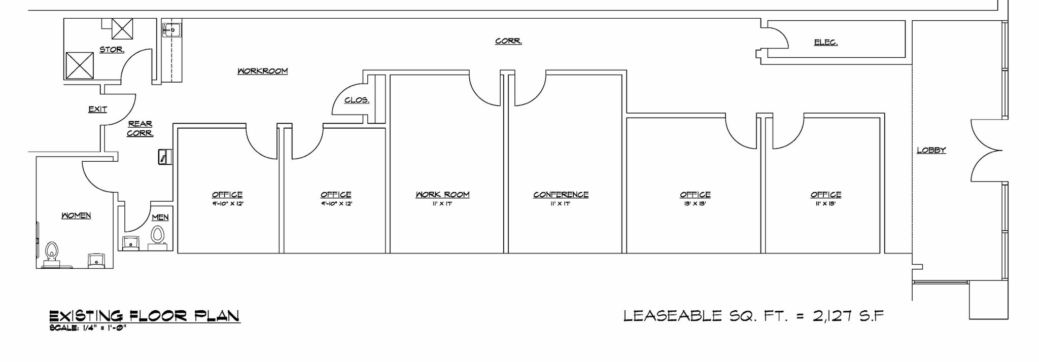 27 Church Ave SW, Roanoke, VA à louer Plan d’étage- Image 1 de 2