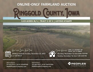 Plus de détails pour 2935 US-169, Mount Ayr, IA - Terrain à vendre