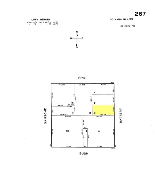 65-75 Battery St, San Francisco, CA for lease - Plat Map - Image 2 of 8