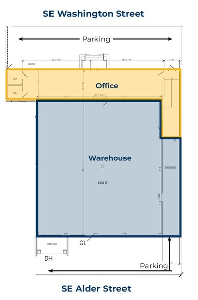 88 Washington, Portland, OR à louer - Plan de site - Image 3 de 7