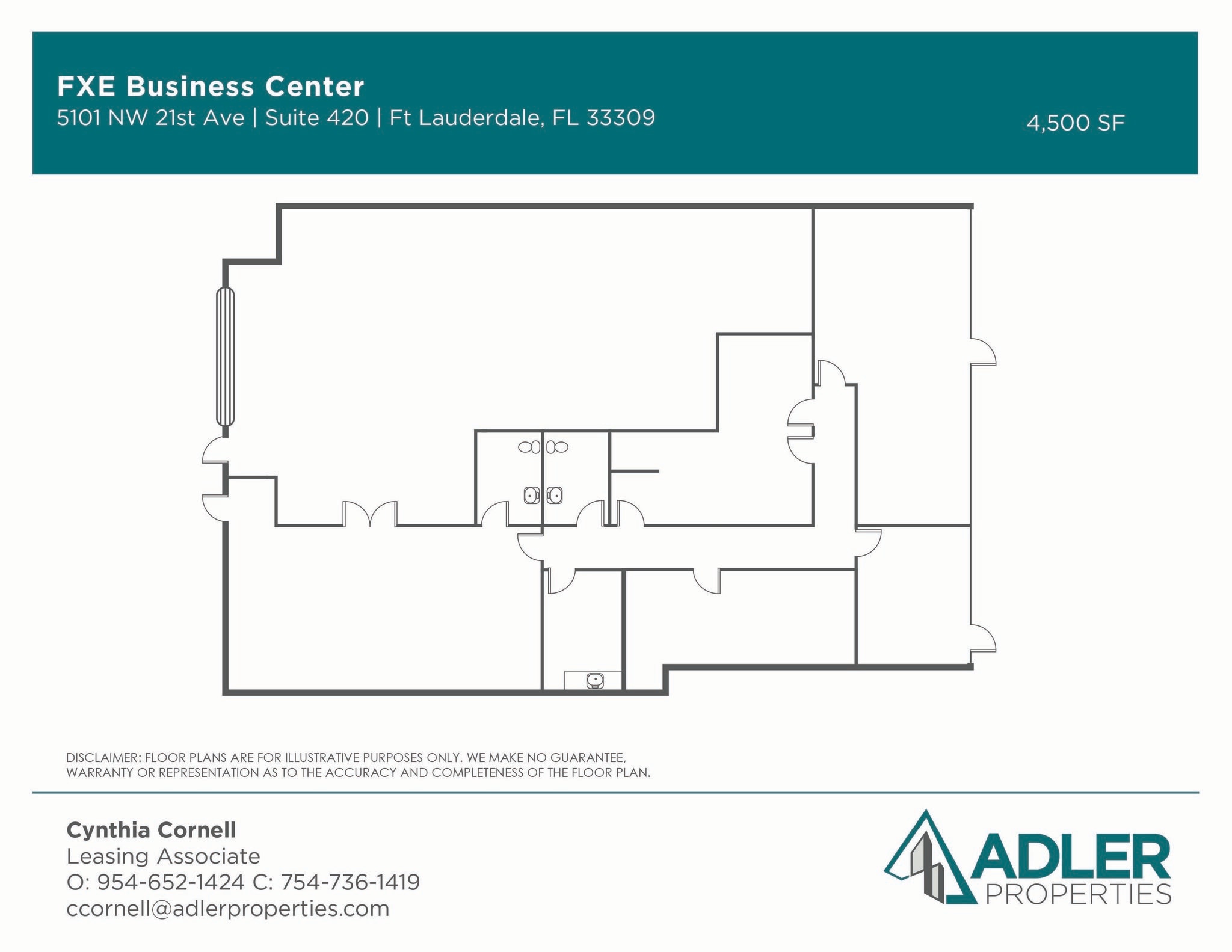 5101 NW 21st Ave, Fort Lauderdale, FL à louer Plan d’étage- Image 1 de 10