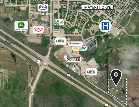 4420 42 Av, Mayerthorpe, AB à vendre - Photo du bâtiment - Image 2 de 2