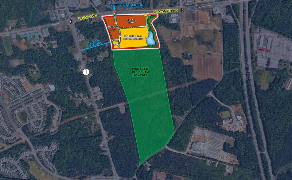 Ladysmith Rd & Green Rd, Ruther Glen, VA for lease - Building Photo - Image 2 of 3