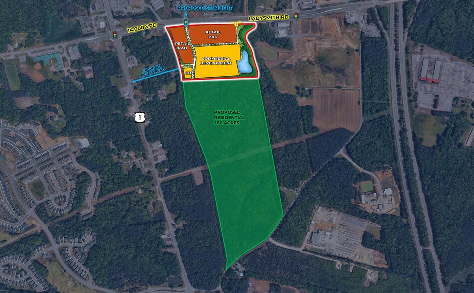 Ladysmith Rd & Green Rd, Ruther Glen, VA for sale - Building Photo - Image 3 of 3