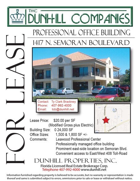 1417 N Semoran Blvd, Orlando, FL à louer - Photo du bâtiment - Image 2 de 12