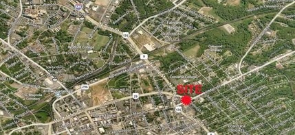 516 E Main St, Spartanburg, SC - Aérien  Vue de la carte