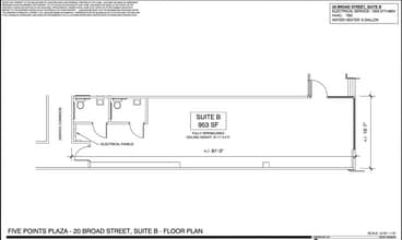 31 Peachtree St, Atlanta, GA à louer Plan d’étage- Image 1 de 1