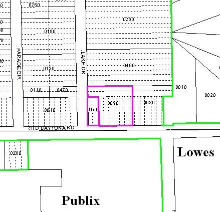 211-215 Old Daytona Rd, Deland, FL for lease - Plat Map - Image 3 of 3