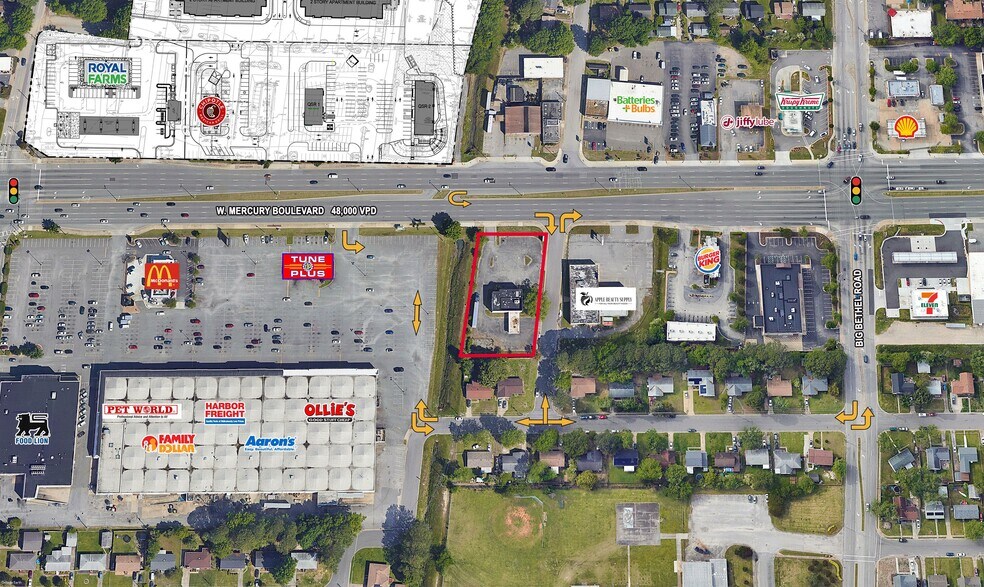 4013 W Mercury Blvd, Hampton, VA for lease - Building Photo - Image 1 of 1
