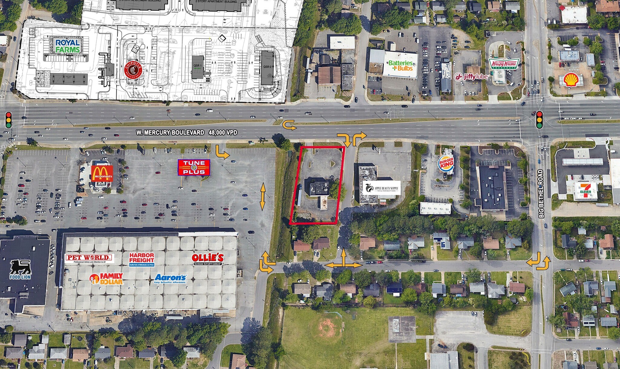 4013 W Mercury Blvd, Hampton, VA for lease Building Photo- Image 1 of 2