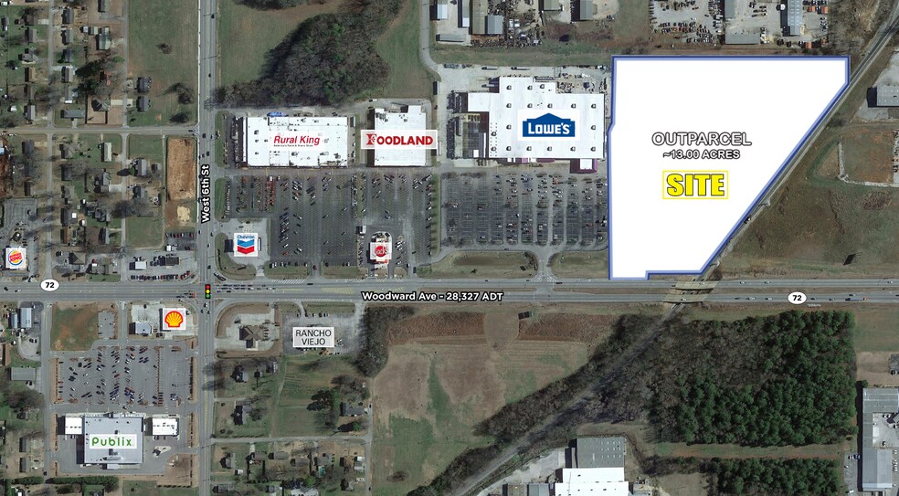 3415 Woodward Ave, Muscle Shoals, AL à vendre - Photo du bâtiment - Image 1 de 1